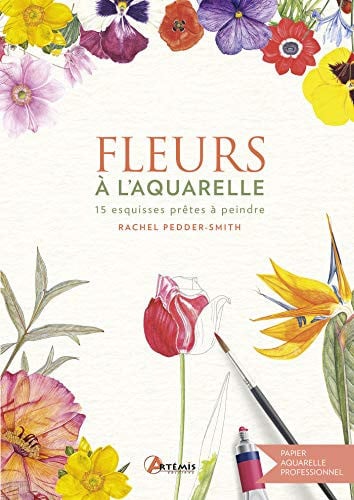 FLEURS A L'AQUARELLE, de PEDDER-SMITH RA | portada del libro