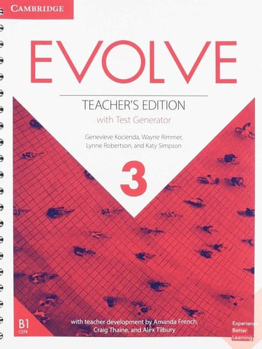 Evolve 3 (B1). Teacher's edition with test generator | portada del libro