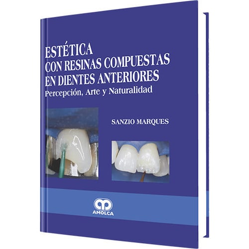 MARQUES ESTETICA CON RESINA COMPUESTAS EN DIENTES ANTERIORE | portada del libro