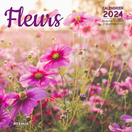 CALENDRIERS FLEURS 2024, de COLLECTIF | portada del libro