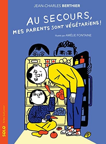 AU SECOURS MES PARENTS SONT VEGETARIENS, de Jean-Charles Berthier | portada del libro