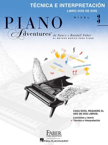 3.PIANO ADVENTURES LIBRO 2. TECNICA E INTERPRETACI, de FABER | portada del libro