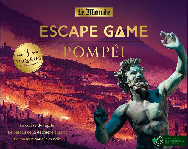 ESCAPE GAME POMPEI, de Collectif | portada del libro