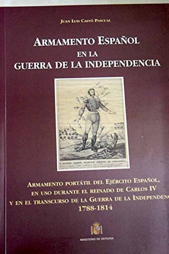 Armamento español en la guerra de la independencia, de CALVO | portada del libro
