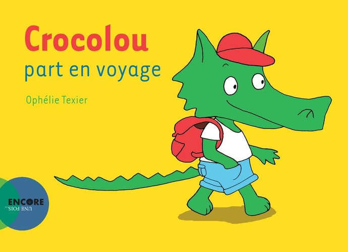 CROCOLOU PART EN VOYAGE, de Ophélie Texier | portada del libro
