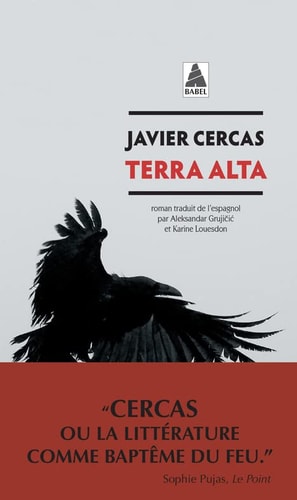 TERRA ALTA, de Javier Cercas | portada del libro