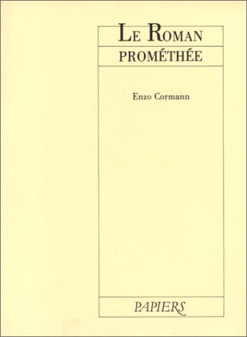 LE ROMAN PROMETHEE, de Cormann | portada del libro