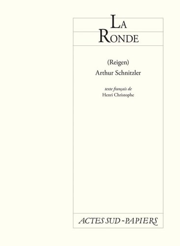 LA RONDE, de Arthur Schnitzler | portada del libro