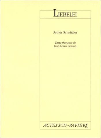 LIEBELEI, de Arthur Schnitzler | portada del libro