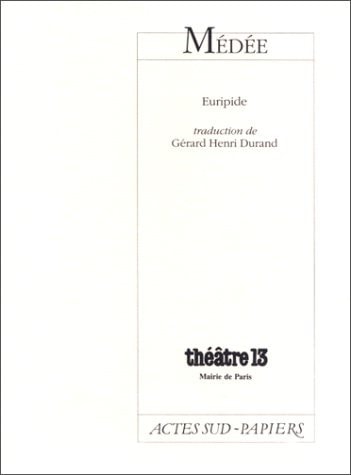 MEDEE, de Euripide | portada del libro