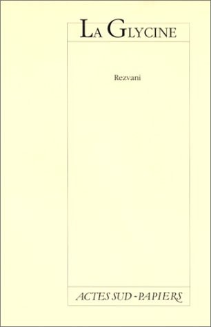 LA GLYCINE, de Rezvani | portada del libro