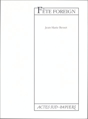 FETE FOREIGN, de Besset | portada del libro
