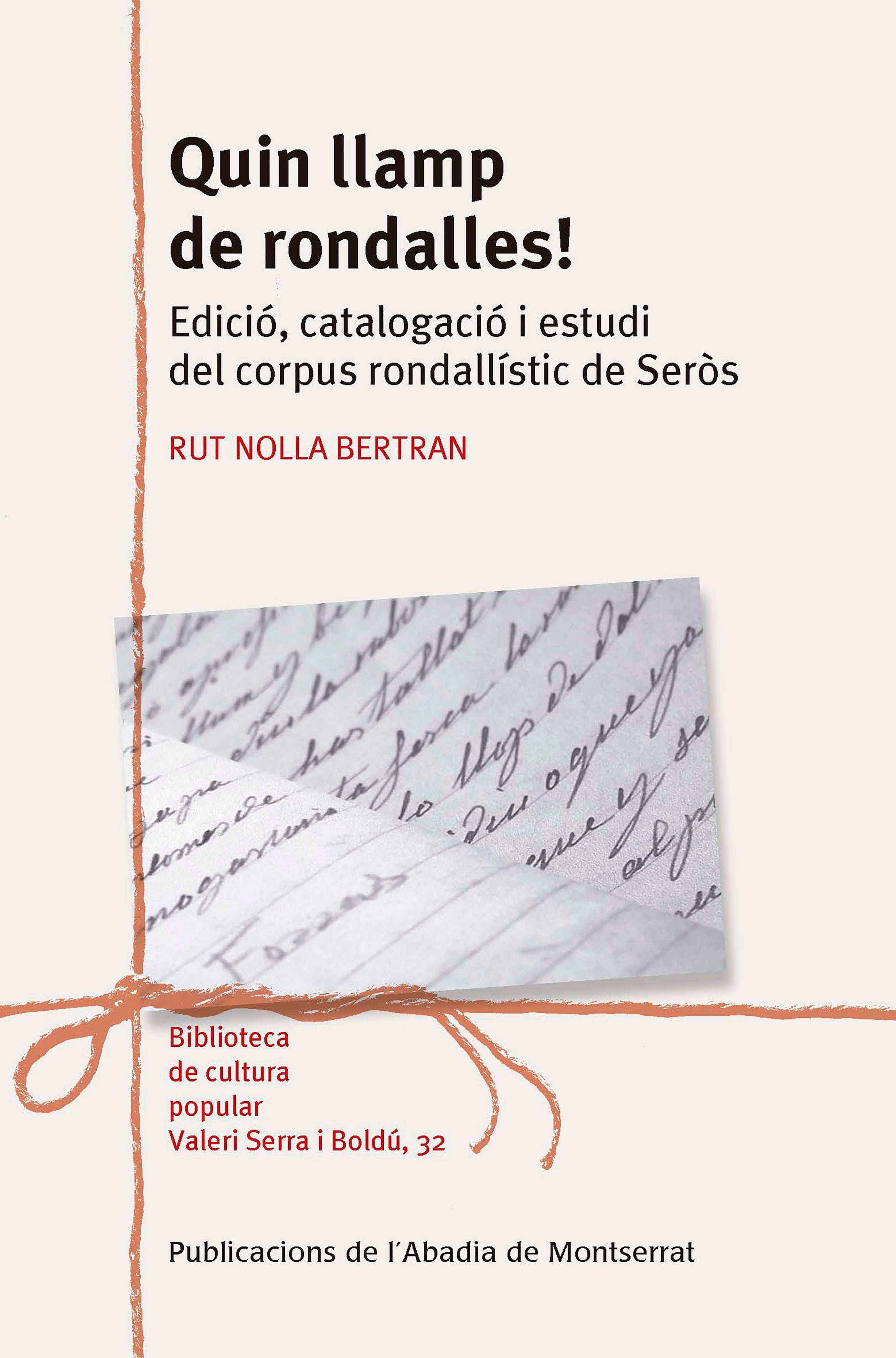 QUIN LLAMP DE RONDALLES, de NOLLA BERTRAN | portada del libro