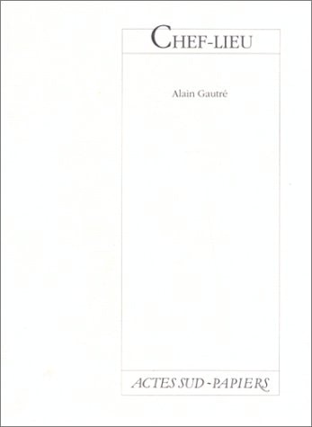 CHEF-LIEU, de Gautré | portada del libro