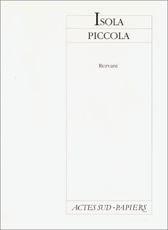 ISOLA PICCOLA, de Rezvani | portada del libro