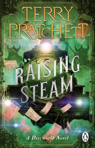 RAISING STEAM, de PRATCHETT | portada del libro