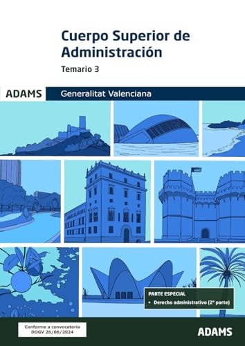 Temario 3 del Cuerpo Superior de la Generalitat Valenciana, de AA.VV. | portada del libro