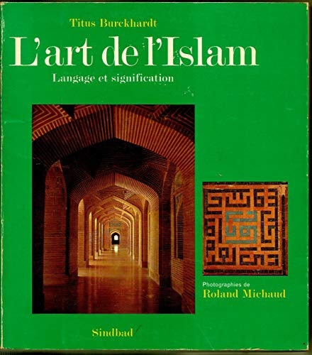 L'ART DE L'ISLAM, de Burckhardt | portada del libro