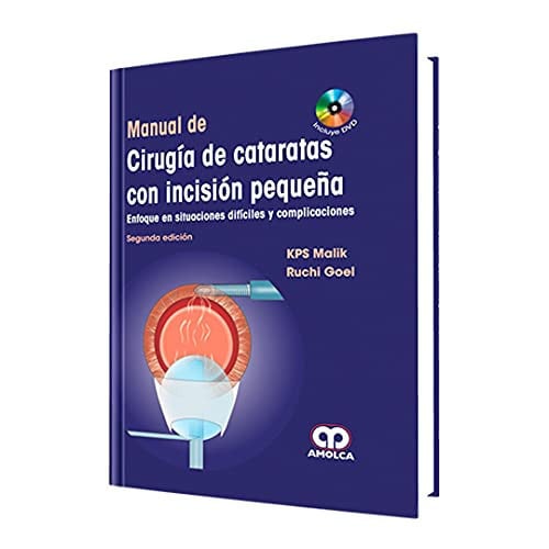 MALIK MANUAL DE CIRUGIA DE CATARATAS CON INCISION PEQUEÑA | portada del libro