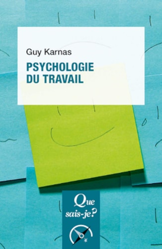 SYCHOLOGIE DU TRAVAIL, de Guy Karnas | portada del libro
