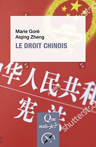 E DROIT CHINOIS, de Marie Goré | portada del libro