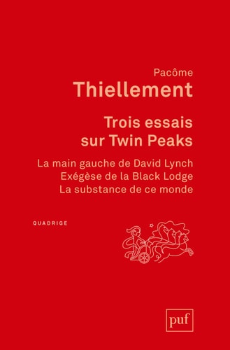 ROIS ESSAIS SUR TWIN PEAKS, de Pacôme Thiellement | portada del libro