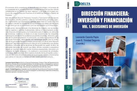 DIRECCION FINANCIERA INVERSION Y FINANCIACION, de LEONANRDO CAZORLA PAPIS | portada del libro