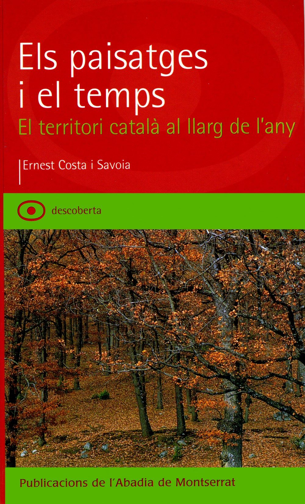 PAISATGE I EL TEMPS, EL, de COSTA I SAVOIA | portada del libro