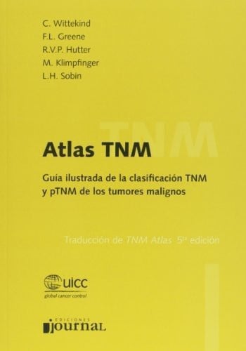 ATLAS TNM GUIA ILUSTRADA DE LA CLASIFICACION TNM Y PTNM DE L, de WITTEKIND | portada del libro