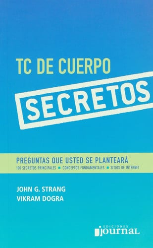 TC DE CUERPO SECRETOS PREGUNTAS QUE USTED SE PLANTEARA, de STRANG | portada del libro