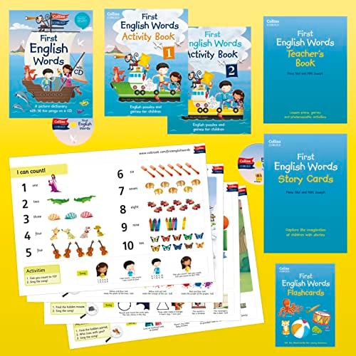 FIRST ENGLISH WORDS ACTIVITY PACK, de Harpercollins Uk | portada del libro