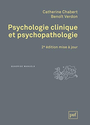 SYCHOLOGIE CLINIQUE ET PSYCHOPATHOLOGIE, de Catherine Chabert | portada del libro