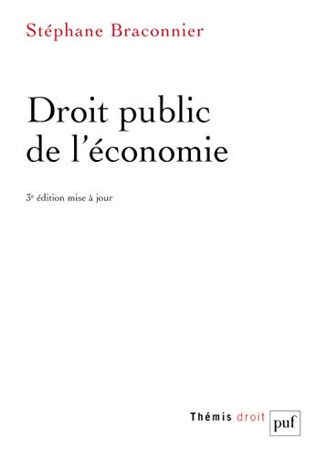 ROIT PUBLIC DE L'ECONOMIE, de Stéphane Braconnier | portada del libro