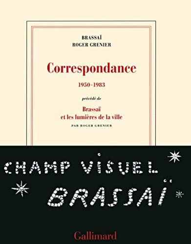 CORRESPONDANCE, de Brassaï | portada del libro