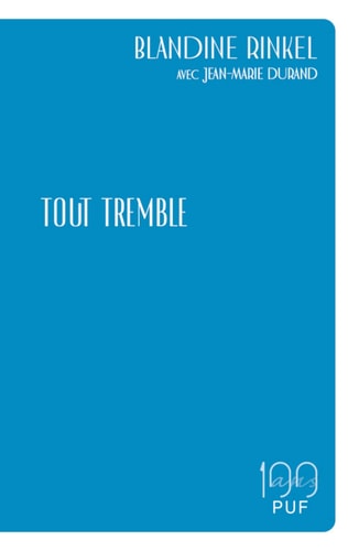 TOUT TREMBLE, de Blandine Rinkel | portada del libro