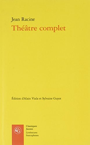 THEATRE COMPLET, de RACINE JEAN | portada del libro