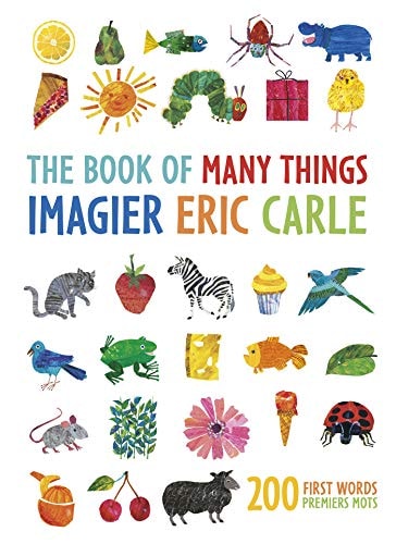 BOOK OF MANY THINGS FRANCAIS-ANGLAIS, de Eric Carle | portada del libro