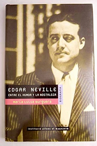 EDGAR NEVILLE, de Burguera | portada del libro