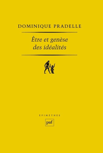 TRE ET GENESE DES IDEALITES, de Dominique Pradelle | portada del libro