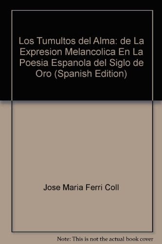 Los tumultos del alma, de FERRI COLL | portada del libro