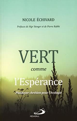 VERT COMME L'ESPERANCE, de Nicole Échivard | portada del libro
