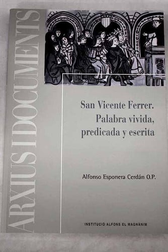 SAN VICENTE FERRER, de ESPONERA CERDAN | portada del libro