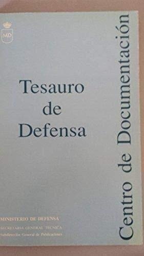 Tesauro de Defensa | portada del libro