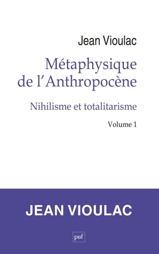 ETAPHYSIQUE DE L'ANTHROPOCENE, 1. NIHIL, de Jean Vioulac | portada del libro
