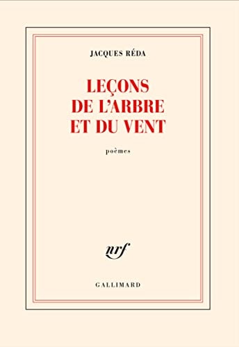 LECONS DE L'ARBRE ET DU VENT, de Jacques Réda | portada del libro
