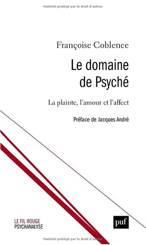 E DOMAINE DE PSYCHE, de Françoise Coblence | portada del libro