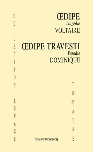 OEDIPE NED, de VOLTAIRE#DOMI | portada del libro
