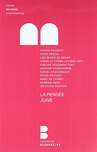 LA PENSEE JUIVE, de Danielle Cohen-Levinas | portada del libro