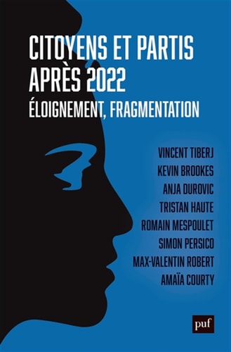 ITOYENS ET PARTIS APRES 2022, de Vincent Tiberj | portada del libro
