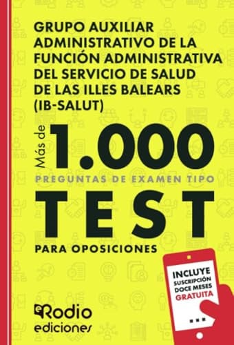 GRUPO AUXILIAR ADMINISTRATIVO FUNCION ADMINISTRATIVA ILLES, de Ediciones Rodio | portada del libro